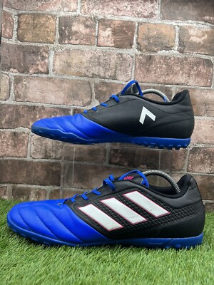 Adidas ACE 17.4 TF BB1774 Astro Turf Fußballschuhe Herren Größe UK 12 Blue Blast