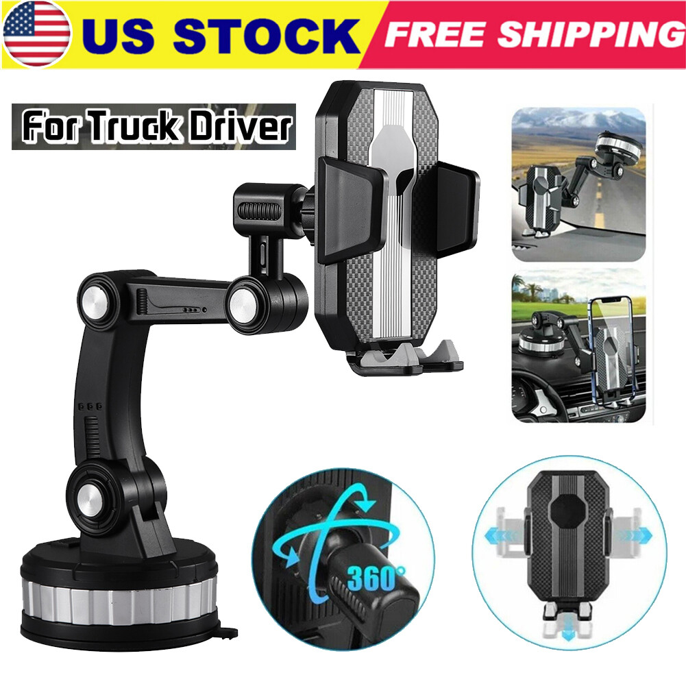 Universal Car Truck Mount Phone Holder Stand Dashboard Windshield Suction Cup US