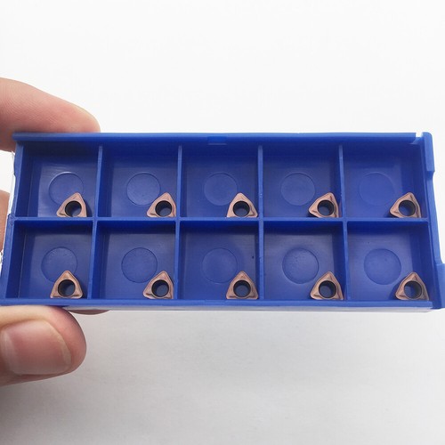 10pcs WCMX030208FN BP1125 alloy carbide inserts cutting tool U DRILL inserts - Imagen 4 de 8