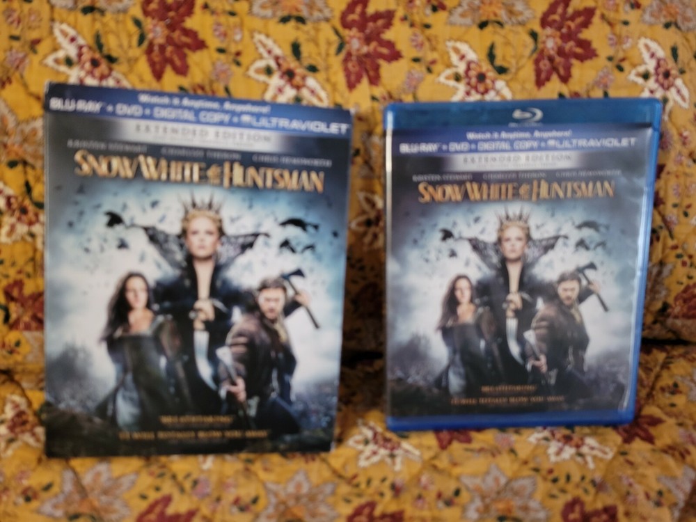 Snow White And The Huntsman & The Huntsman Winters War BLU-RAY DVD