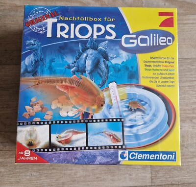 Clementoni Galileo Original Triops Nachfüllset NEU OVP