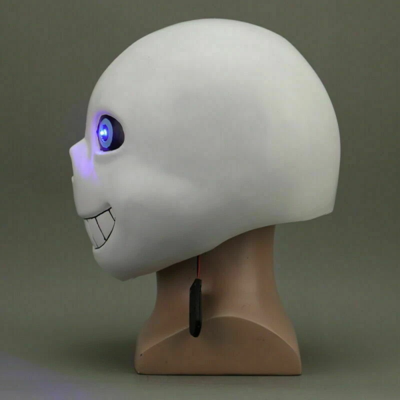 Luminous Undertale Sans Mask Sans Papyrus Led Mask Cosplay Halloween Mask Props - Image 4 of 4