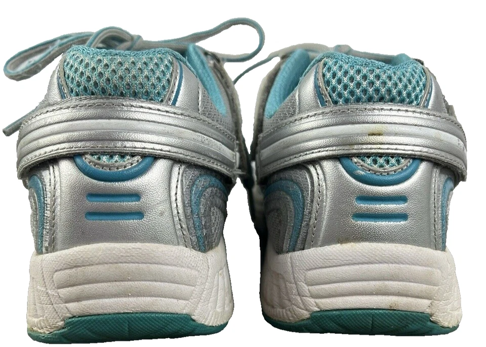 Orthofeet Biofit Verve Mujer Tenis 7.5 B Zapatos Gris Azul Blanco Ajustable Foto 4 de 4