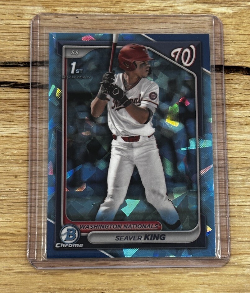 2024 Bowman Draft Sapphire #BDC-62 Seaver King Nationals Chrome 1st Nationals