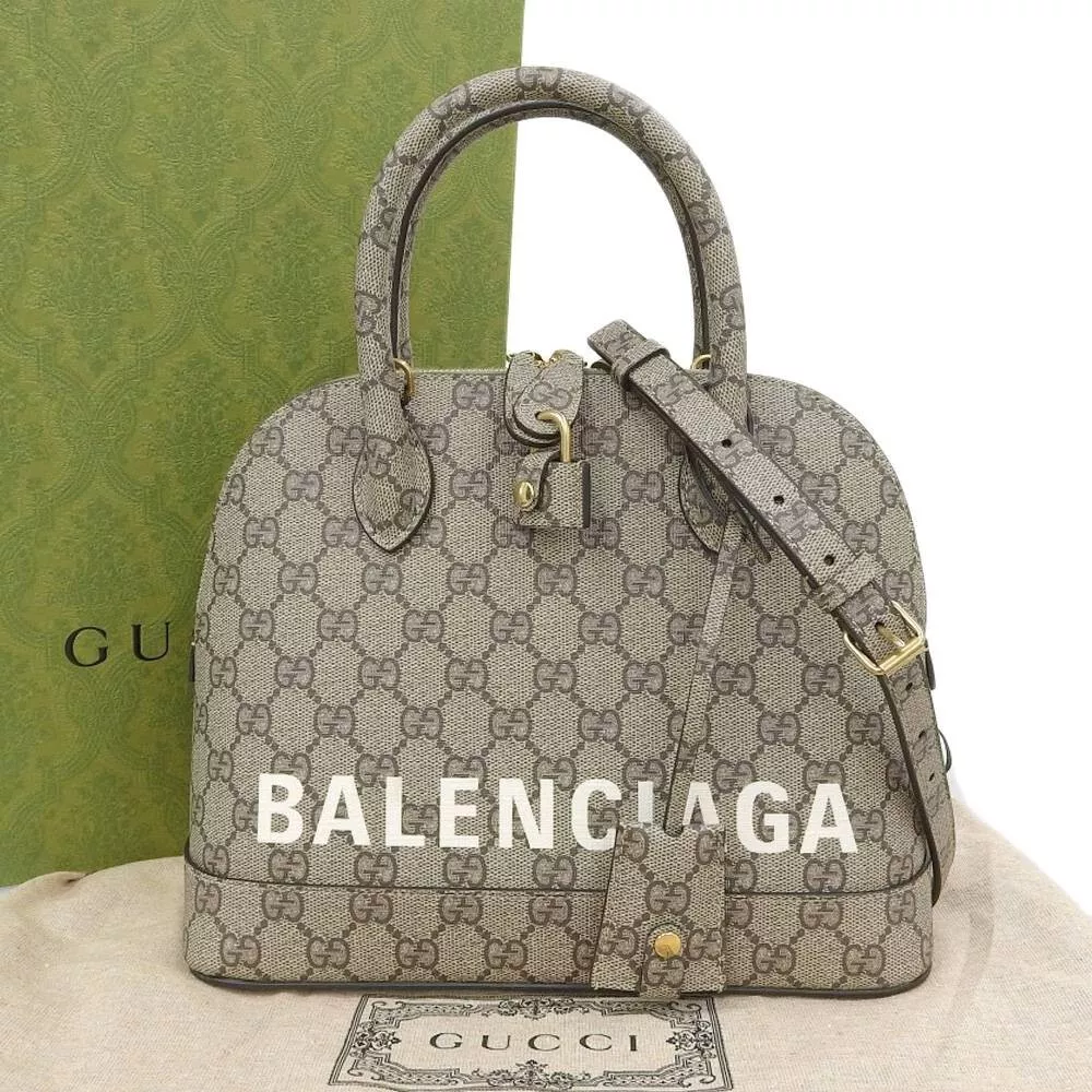 Gucci x Balenciaga The Hacker Project Medium Shoulder Bag Beige in