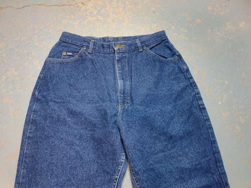 Jeans Lee de Colección Cintura Alta Mamá Hecho en Unión 18 Azul Mediano Denim Lavado - Imagen 2 de 6