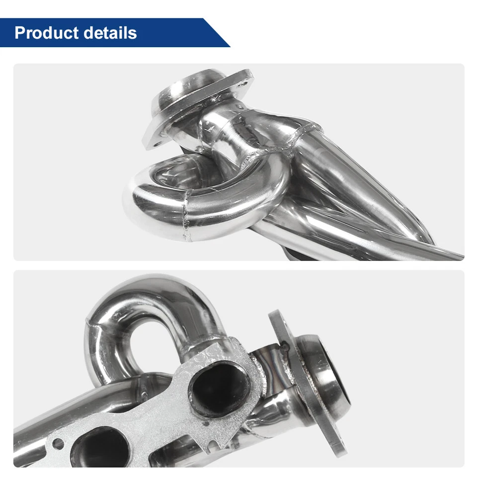 Headers Fits Dodge Ram 1500 2009-2018 5.7L HEMI Shorty Stainless Performance Foto 3 de 4