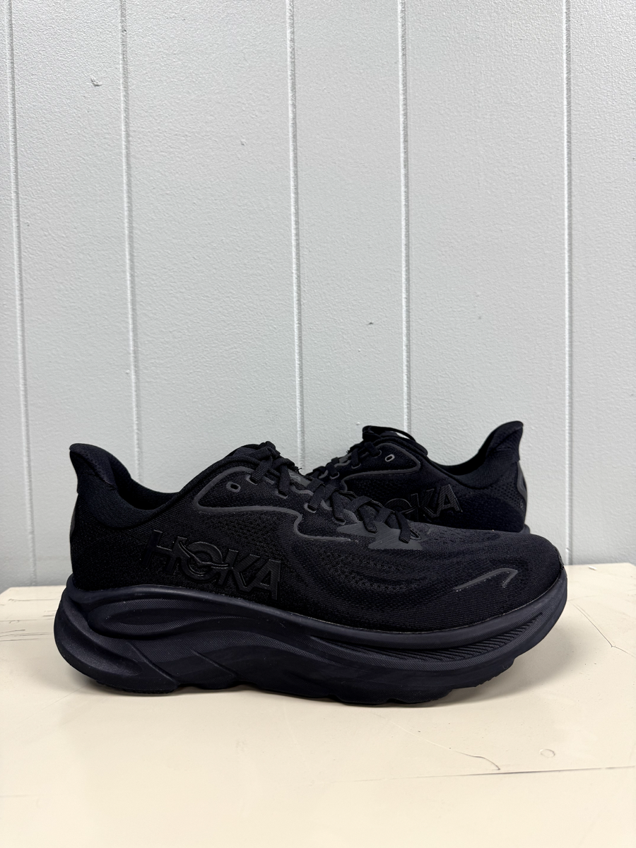 Hoka One One Clifton 10 Black 1162030-BBLC Mens New | eBay