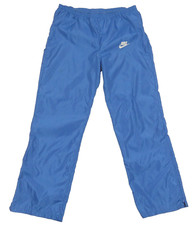 Vintage 90s Nike Swoosh Sewn Blue Tag Nylon Windbreaker Track Pants XL