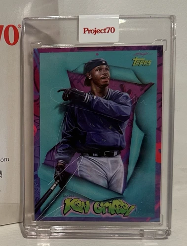 2021 Topps Project70® Card 706 Ken Griffey Jr, Seattle Mariners by Chuck Styles