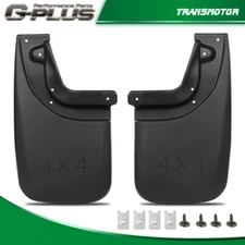 2pcs Fit For Toyota Tacoma 2005-2015 Splash Guards Mud Flaps Rear W/ Wheel Clips