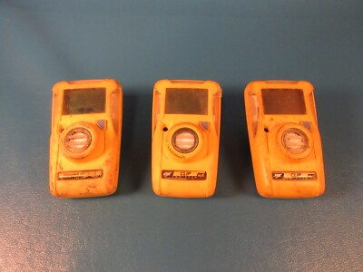 LOT of 3 USED BW Technologies BWC2-H Clip Single Gas Detector/Monitor