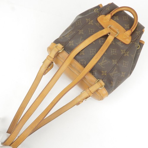Auth Louis Vuitton Monogram Mini Montsouris Backpack Bag M51137 Used - Picture 7 of 22
