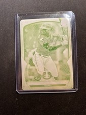 2023 Bowman Draft Yasser Mercedes Yellow Printing Plate 1/1 - Twins BDC-139