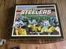 2024 Pittsburgh Steelers Illustrated Timeline By Wexell Signed Football NFL VF