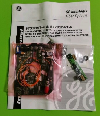 GE Interlogix S731DVT-KST1 Fiber Optic Digital Transmitter for Cameras. #Y312