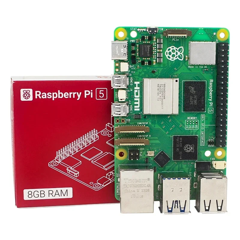 Raspberry Pi 5 Kit 4G 8G RAM BCM2712 Python 5B 4Kp60 PCIe 2.0 RTC Optional Metal - Image 3 of 4