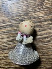 Retro Christmas Ornaments. Set of 3, Santa, Bird and Angel — photo 3