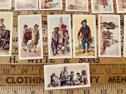 LAMBERTS OF NORWICH (TEA)-FULL SET- BEFORE OUR TIME 1961 (25 CARDS) - Picture 8 of 9