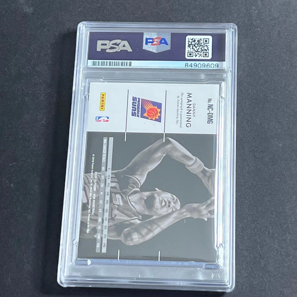 2015-16 Panini Noir #NC-DMG Danny Manning Signed Card AUTO PSA Slabbed Suns - Image 2 of 2