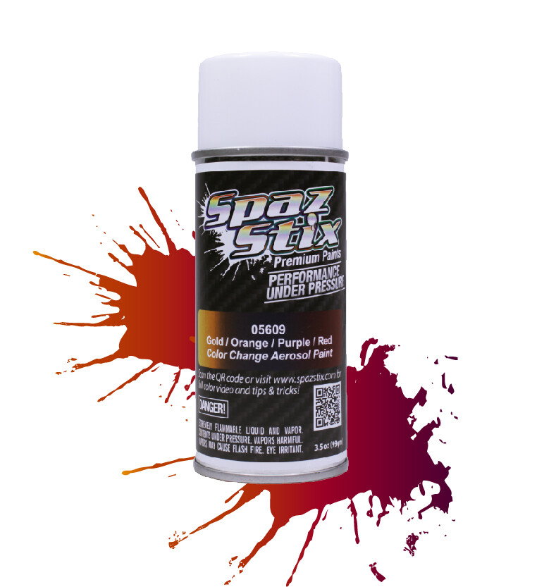 Color Changing Gold/Orange/Purple/Red R/C Paint Spaz Stix 05609 | eBay