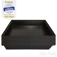 Kunststoff Wanne - Kotwanne - Kunststoff Schale - 60 X 70 Cm - 42 L - 10Er Pack