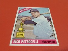 1966 TOPPS #298 RICO  PETROCELLI  1965 A.S. ROOKIE    NR  MT /  MINT  OR  BETTER