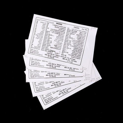 5Pcs Reference Keyboard Shortcut Sticker Adhesive For Windows Laptop Stickers - Photo 7/11