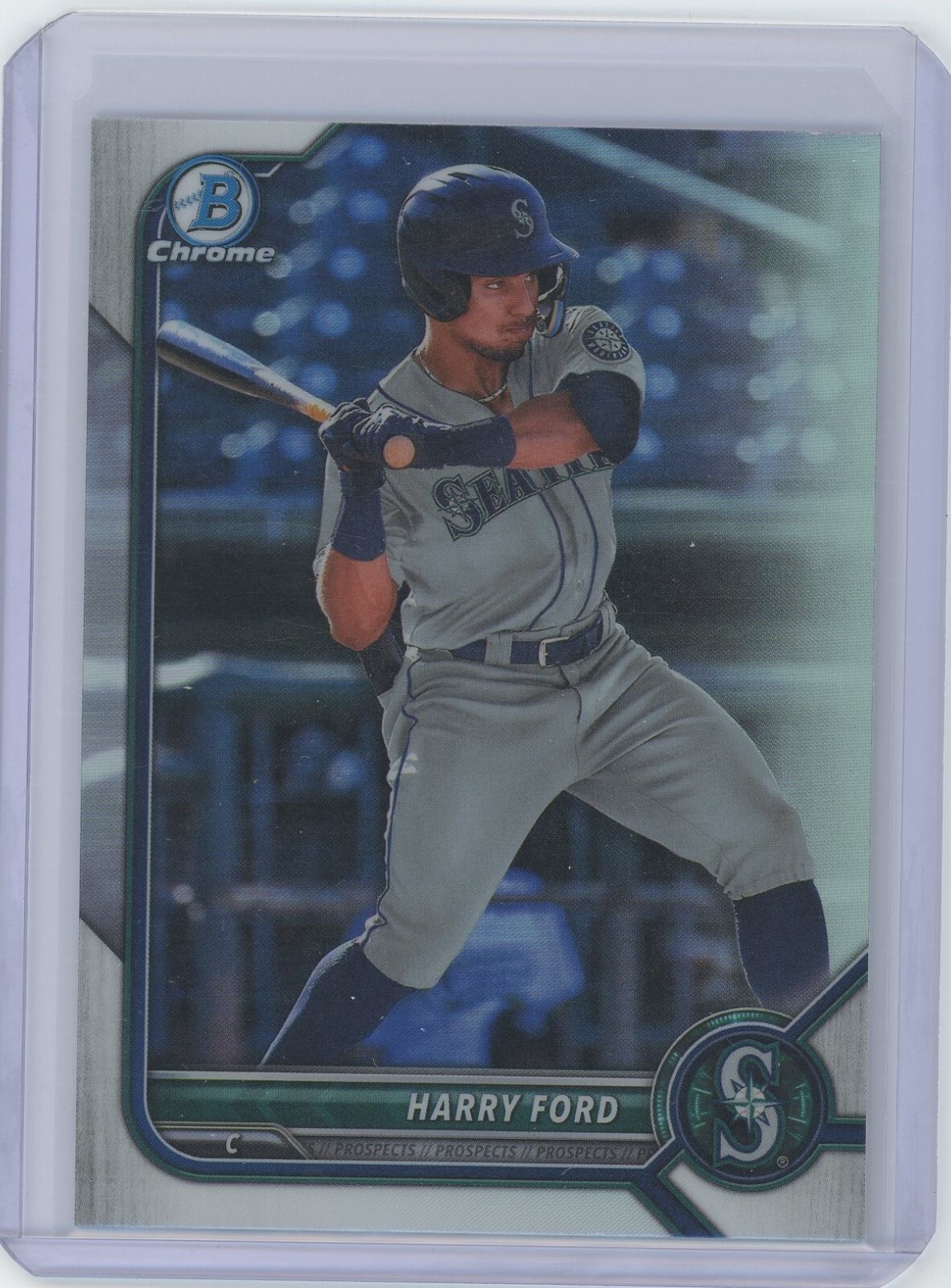 2021 Bowman Draft #BDC-137 Harry Ford Chrome Refractor Seattle Mariners