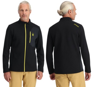 Spyder Bandit Full Zip Zipp Jacket Herren Fleece Jacke 38A485324 BLK2