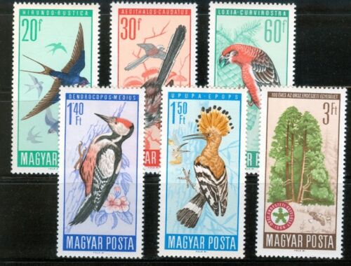 HUNGARY - 1966. Birds Cpl.Set  MNH! Mi 2231-2236 - Bild 1 von 1
