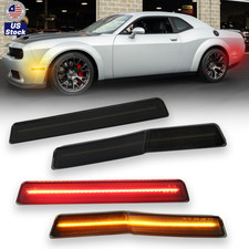 For 2018-2023 Dodge Challenger Srt Widebody 4x Led Front Rear Side Marker Lights For 2018-2023 Dodge Challenger Srt Widebody 4x Led Front Rear Side Marker Lights