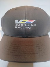 Cadillac Racing Logo Black Baseball Adjustable Hat Embroidered by Outdoor Cap