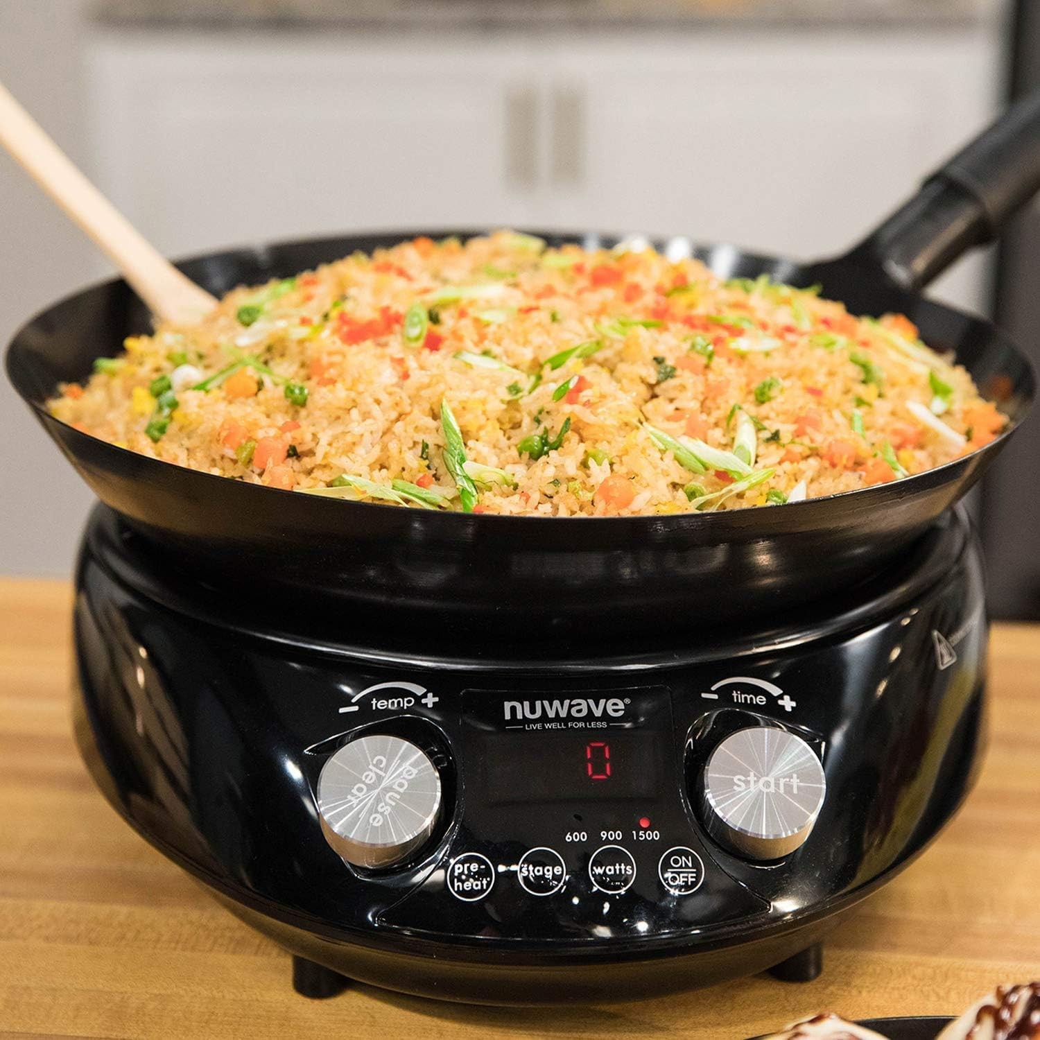 Mosaic Induction Wok Temperature Control