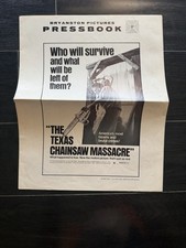 TEXAS CHAINSAW MASSACRE (1974)  Original Bryanston Pictures Pressbook Low-Grade