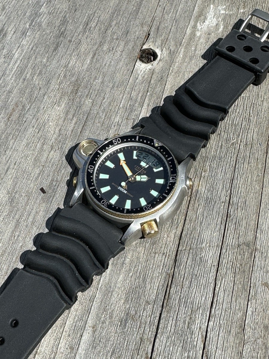Two Citizen C023 Promaster Aqualand 200M Diver's watch Depth