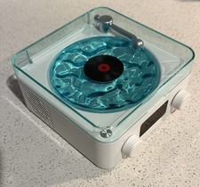 Waves Vinyl Bluetooth Speaker with Water Ripple White Noise Record Player
