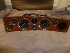 Classic Triumph Dolomite Curved Dashboard (Early Non-Seatbelt Warning)
