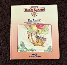 The Airship Teddy Ruxpin Vintage Children's Picture Book Worlds of Wonder 1985