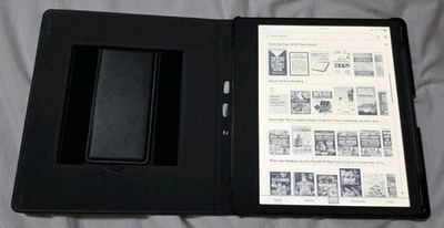 AS-IS Amazon Kindle Scribe 64GB 10.2 in with premium pen  and case bundle
