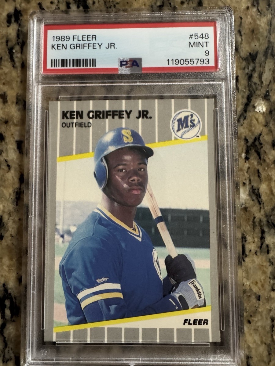 1989 Fleer Ken Griffey Jr #548 (RC) (PSA 9) | eBay