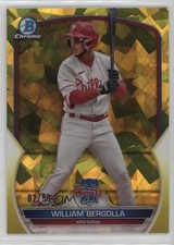 2023 Bowman Chrome Sapphire Edition Prospects Yellow 2/50 William Bergolla 0xk7