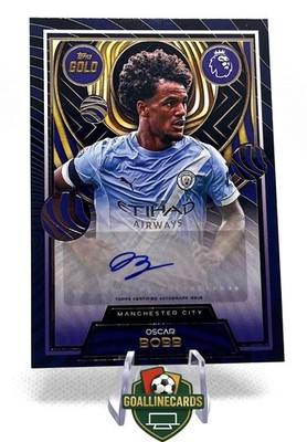 Oscar Bobb Auto Current Stars - Topps Gold 2025/2026 - Manchester City Autograph