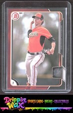 🔥Hunter Harvey 2015 Bowman Draft Chrome Black Refractor #76 SKU21-2🔥