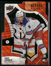 Zac Jones 2021-22 Upper Deck Allure #139 Orange Slice Die Cut New York Rangers