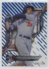 2018 High Tek Pattern 1 Waves/Diagonals Blue Rainbow Foil Cody Bellinger 08jk