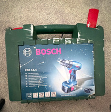 Bosch PSR 14.4V Cordless Drill/Driver Kit Charger & Case. Bare, no battery.