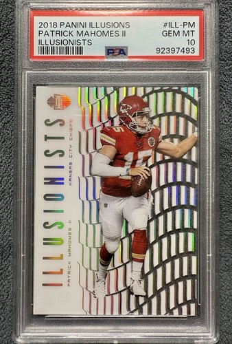 2018 Panini Illusions Patrick Mahomes II Illusionists #ILL-PM PSA 10 💎 