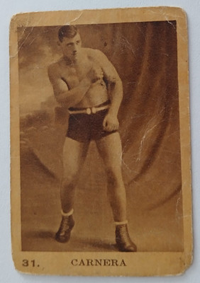 1930' Carte Kemmel Serie A # 31 PRIMO CARNERA Boxe Boxeur Boxen Sport Karte