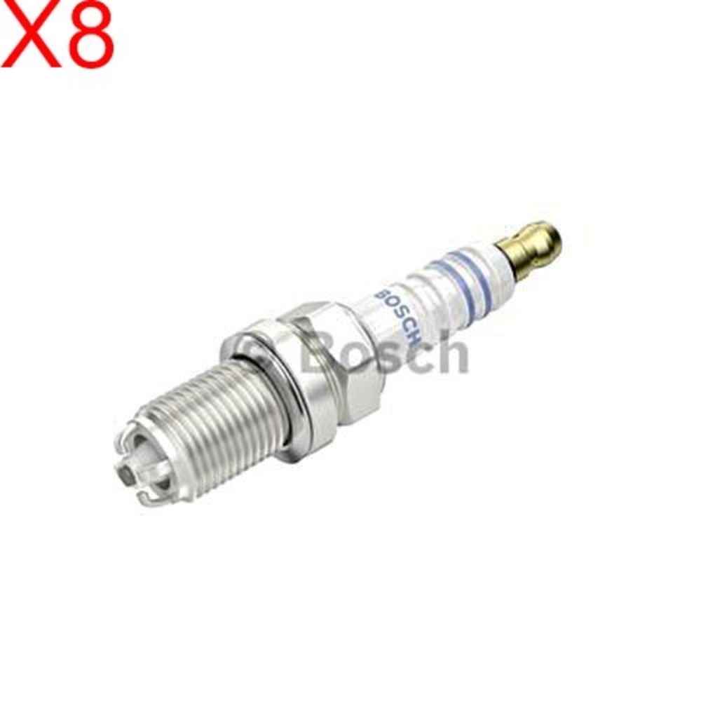 x8 pcs BOSCH Spark Plug for PORSCHE AUDI Boxster Cayenne A6 Avant A8 4B 32017038